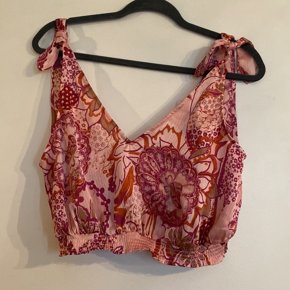 Free People Weekend In Montauk Crop Top - Picture 3 of 6
